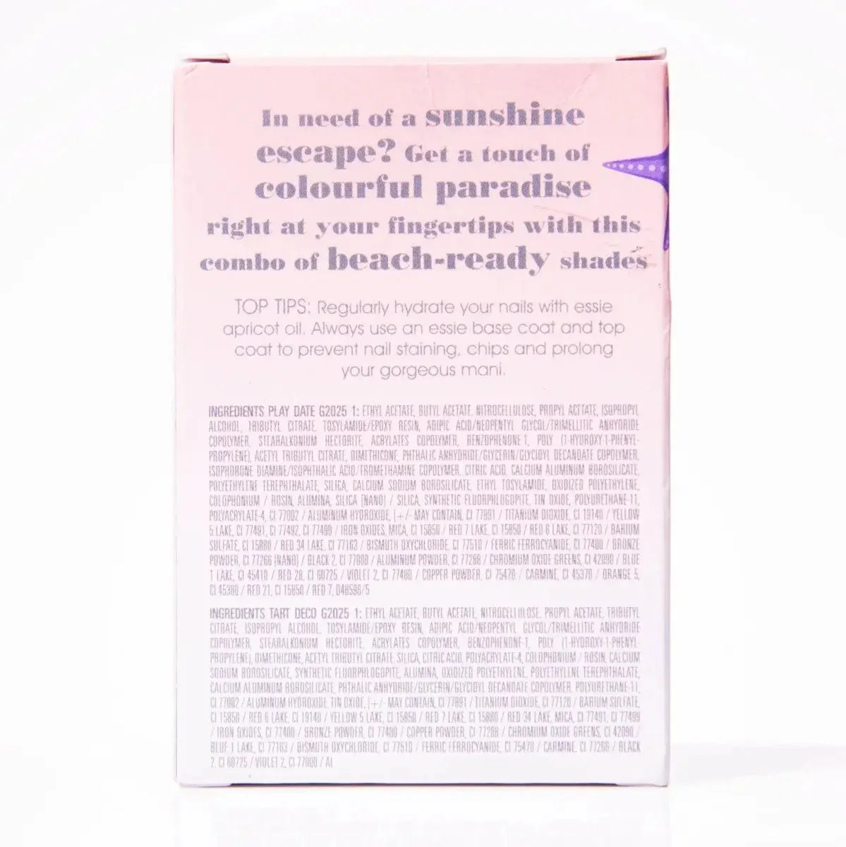 Essie Beach Calling Nail Polish Gift Set - Play Date, Tart Deco - Image 3